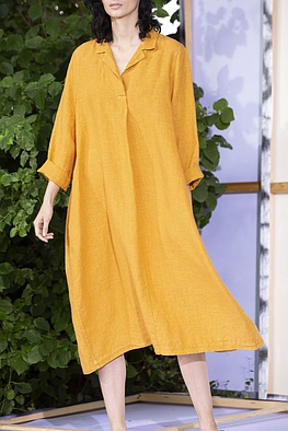 Jurk 318 - 100% Linnen - 232SAFFRON - 10230110102