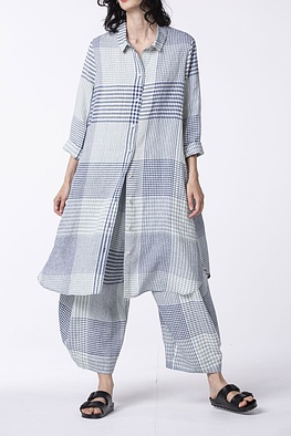 Jurk 323 - 100% Linnen - 630SAGE - 10230110136