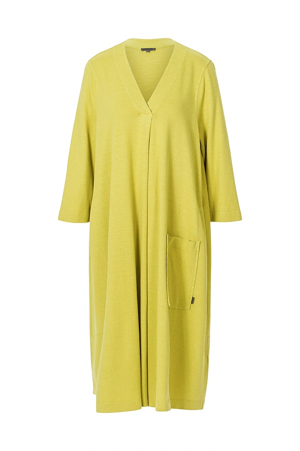 Jurk 325 - Hennep-Ecokatoenmix - 740PISTACHIO - 10230110139