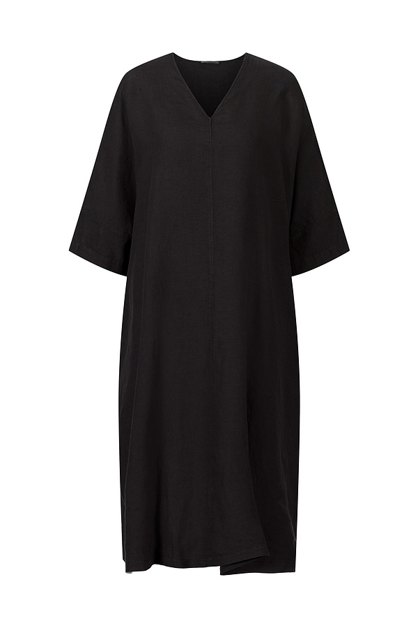 Jurk 326 - 100% Linnen - 990BLACK - 10230110142