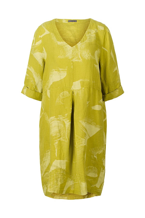 Jurk 330 - 100% Linnen - 740PISTACHIO - 10230110148