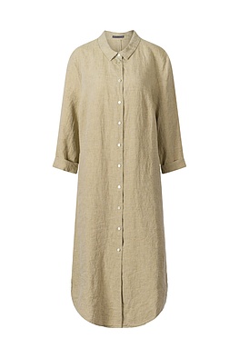Jurk 333 wash - 100% Linnen - 740PISTACHIO - 10230110153