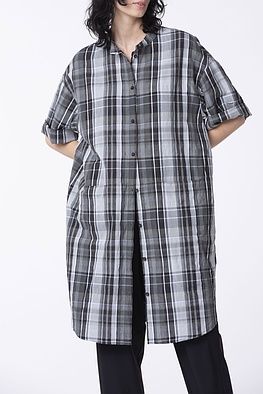 Jurk 336 wash - Katoen-Linnenmix - 990BLACK - 10230110159