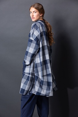 Jurk 428 - Katoenmix met Gingham ruit - 480NIGHT - 10240110123