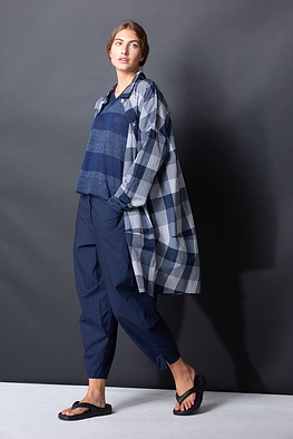 Jurk 428 - Katoenmix met Gingham ruit - 480NIGHT - 10240110123