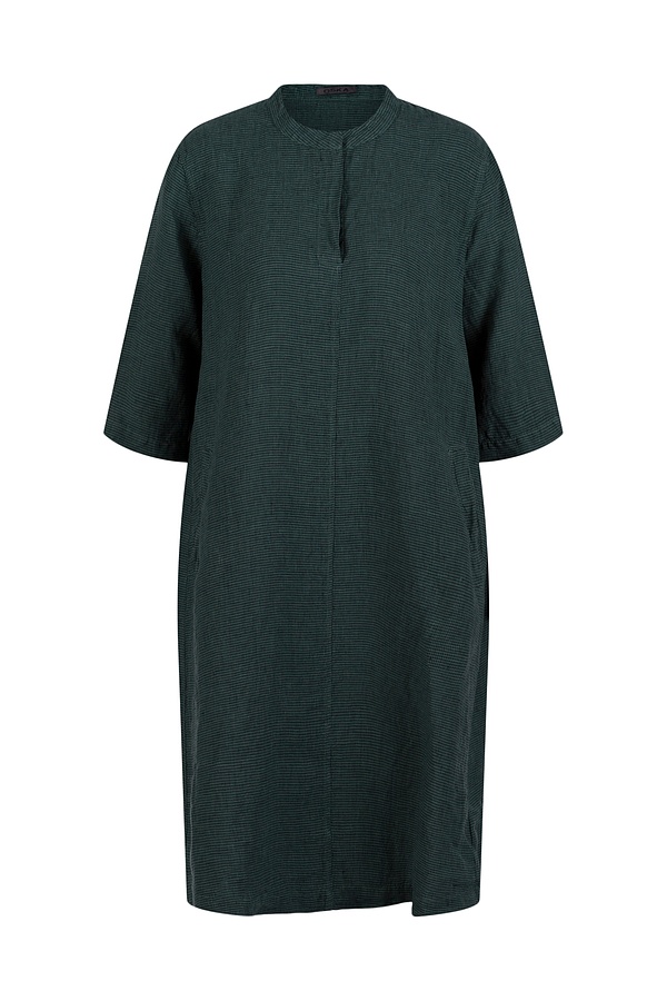 Jurk 521 - 100% linnen met ruit - 670MINERAL - 10250110114