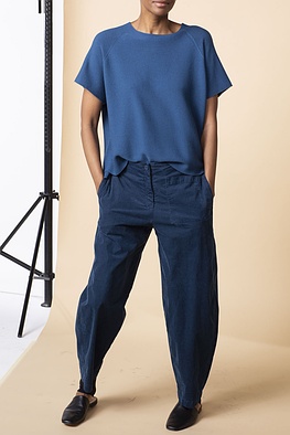Kalhoty 107 - Elastic Corduroy - 582LAPIS - 10210710146
