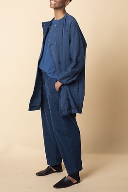 Kalhoty 107 - Elastic Corduroy - 582LAPIS - 10210710146