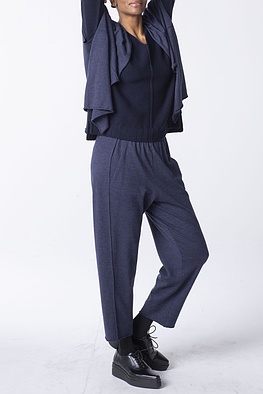 Kalhoty 118 wash - Japanese Boiled Wool - 490NAVY - 10210710063