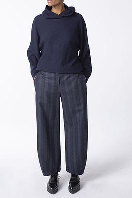 Kalhoty 135 - Wool-Blend - 490NAVY - 10210710092