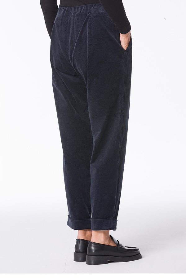 Kalhoty 309 - Cotton cord with stretch content - 490NAVY - 10230710039