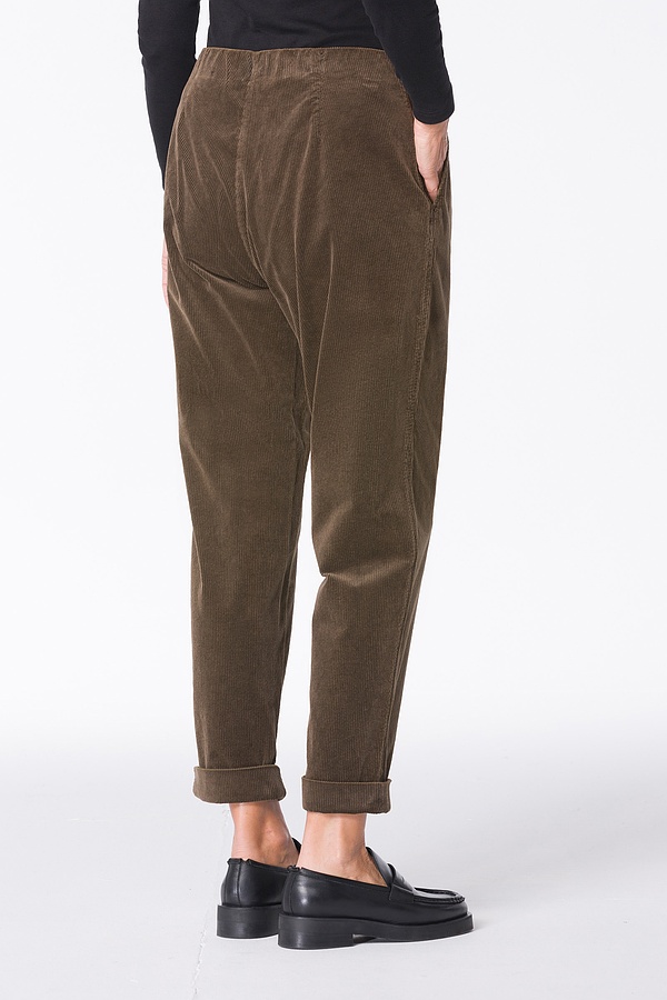 Kalhoty 309 - Cotton cord with stretch content - 862BARK - 10230710039