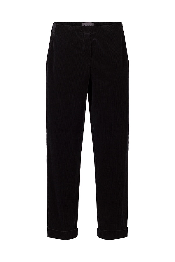 Kalhoty 309 - Cotton cord with stretch content - 990BLACK - 10230710039