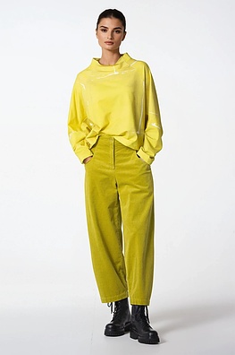 Kalhoty 314 - Cotton cord with stretch content - 142YELLOW - 10230710051