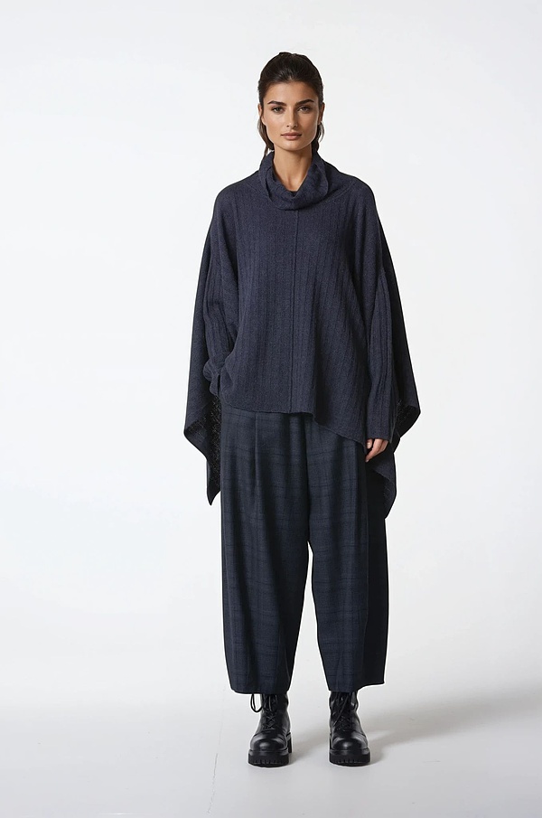 Kalhoty 316 - Tencel ™ Lyocell-Verwoll mixture - 490NAVY - 10230710055