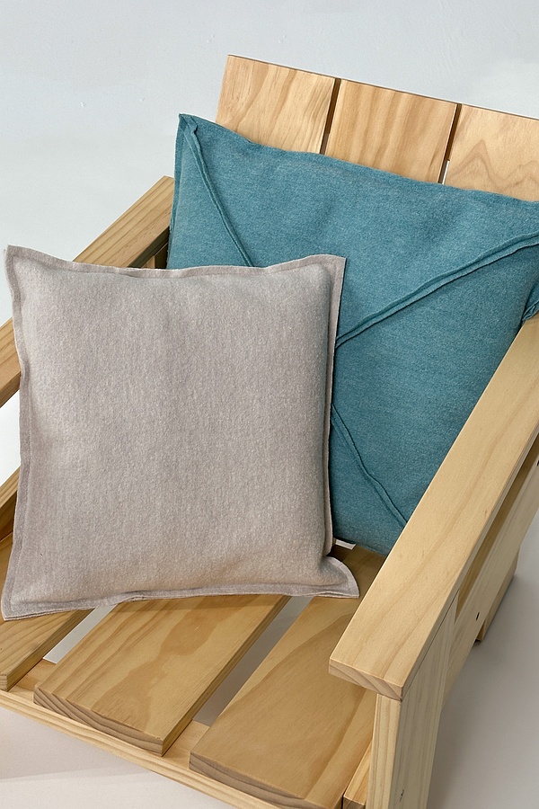 Kissen 50x50 mit Nähten - 630TURQUOISE - 91825230006