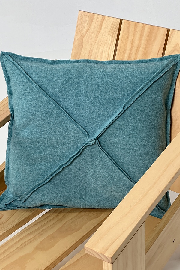 Kissen 50x50 mit Nähten - 630TURQUOISE - 91825230006