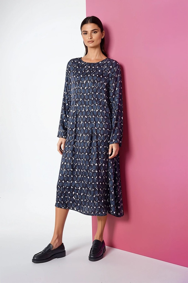 Kleid 317 - 100% Viskose - 580BLUE - 10230710095