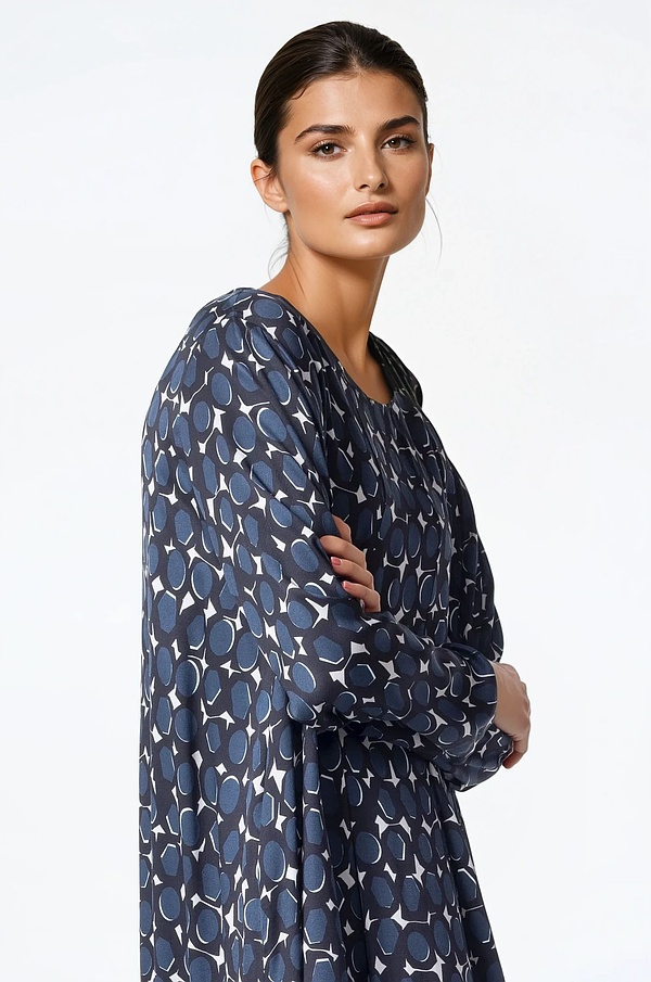 Kleid 317 - 100% Viskose - 580BLUE - 10230710095