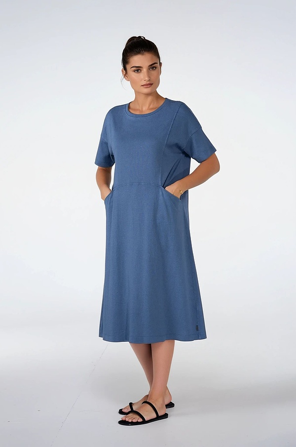 Kleid 512 - Hanf- und Bio-Baumwolljersey - 572DENIM - 10250110052