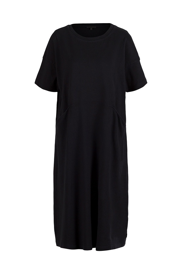 Kleid 512 - Hanf- und Bio-Baumwolljersey - 990BLACK - 10250110052