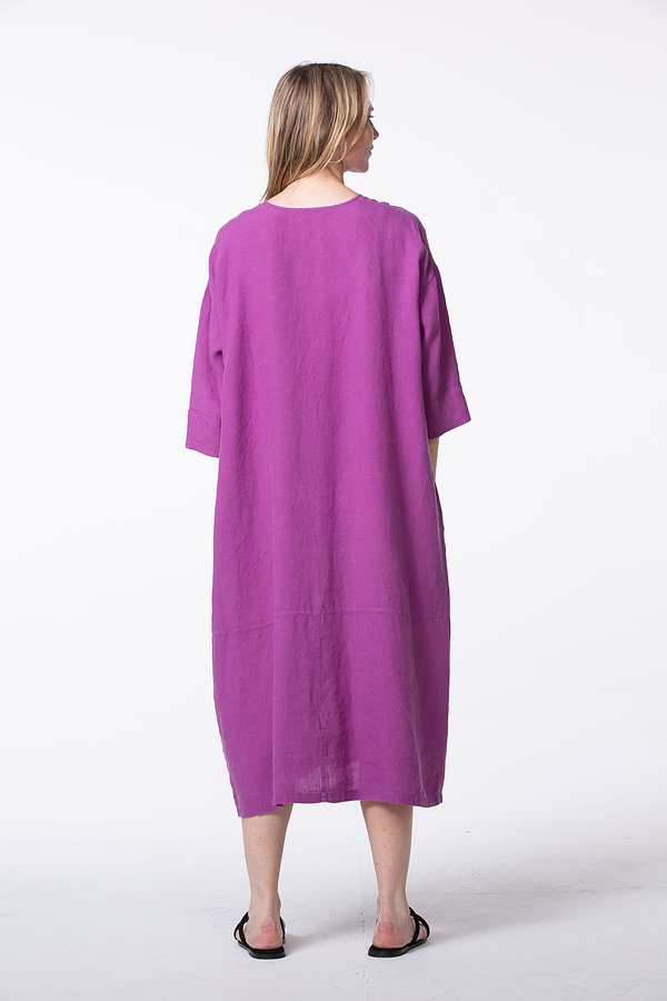 Kleid 513 - Reines Leinen - 370PURPLE - 10250110053