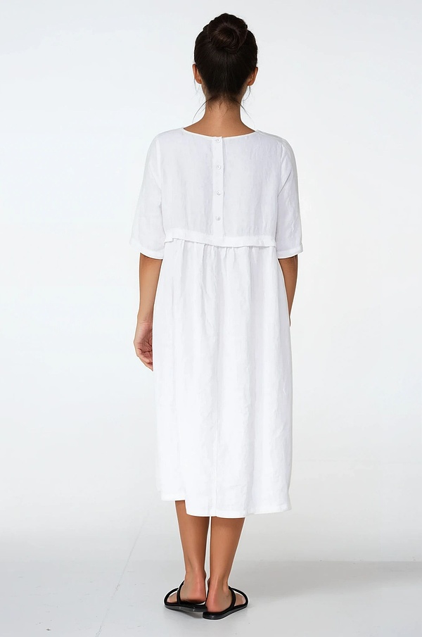 Kleid 514 - Reines Leinen - 103WHITE - 10250110054