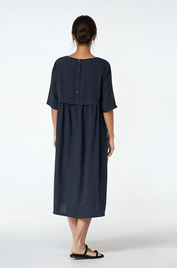 Kleid 514 - Reines Leinen - 490NAVY - 10250110054