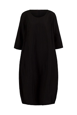 Kleid 525 - Baumwoll-Cupro Rips - 990BLACK - 10250110118