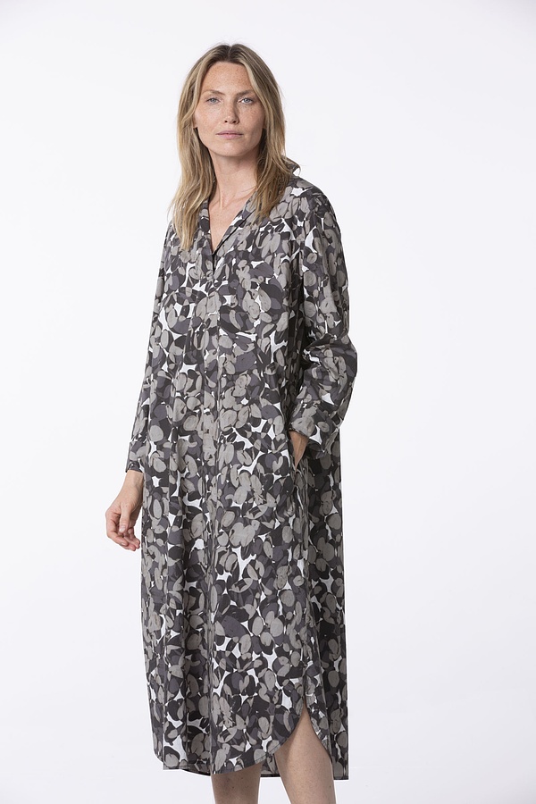 Kleid 542 wash - Lunaria' Blumendruck auf Popeline - 880METAL - 10250110170