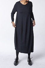 Dress Hannin / Japanese Boiled Wool 990BLACK