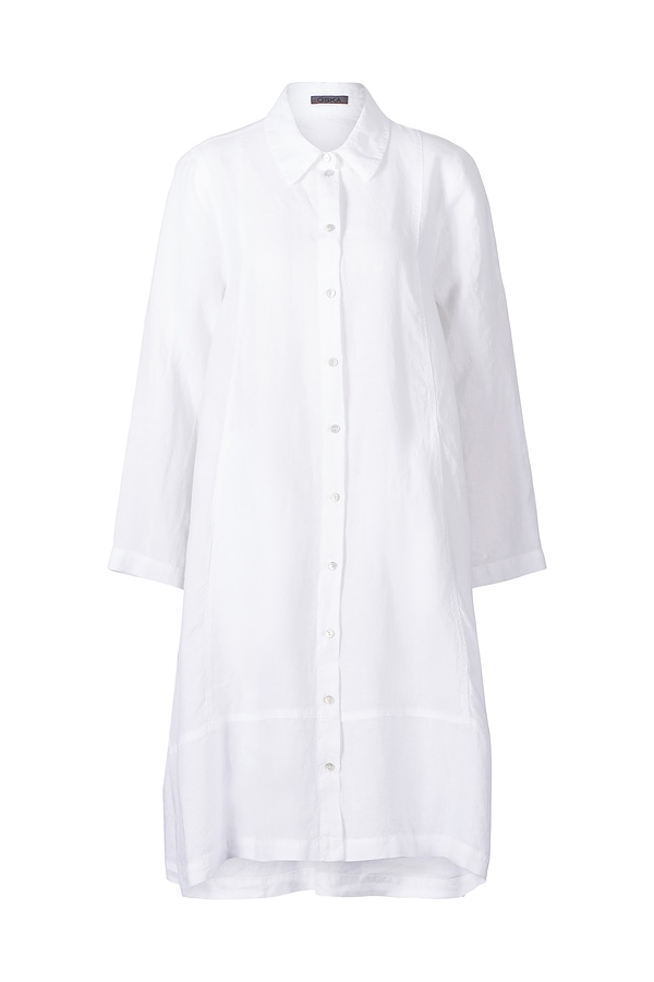 Dress Pionea / 100 % Linen 100WHITE