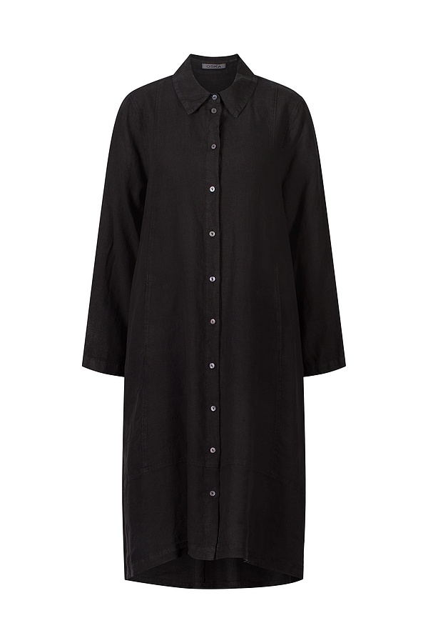 Dress Pionea / 100 % Linen 990BLACK