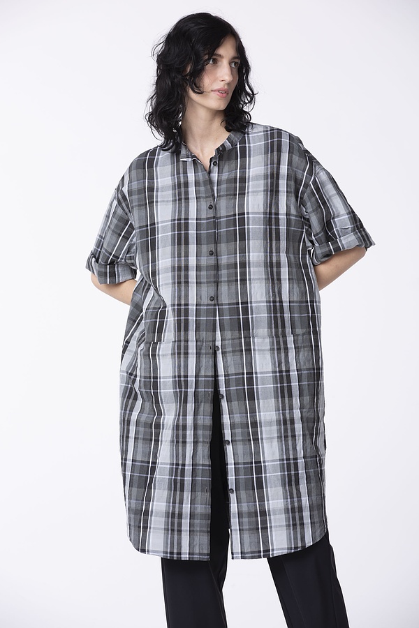 Dress Tehpi wash / Cotton-Linen Blend 990BLACK