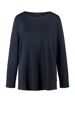 Košile 115 - Viscose-Jersey with Mini-Structure - 490NAVY - 10210710133