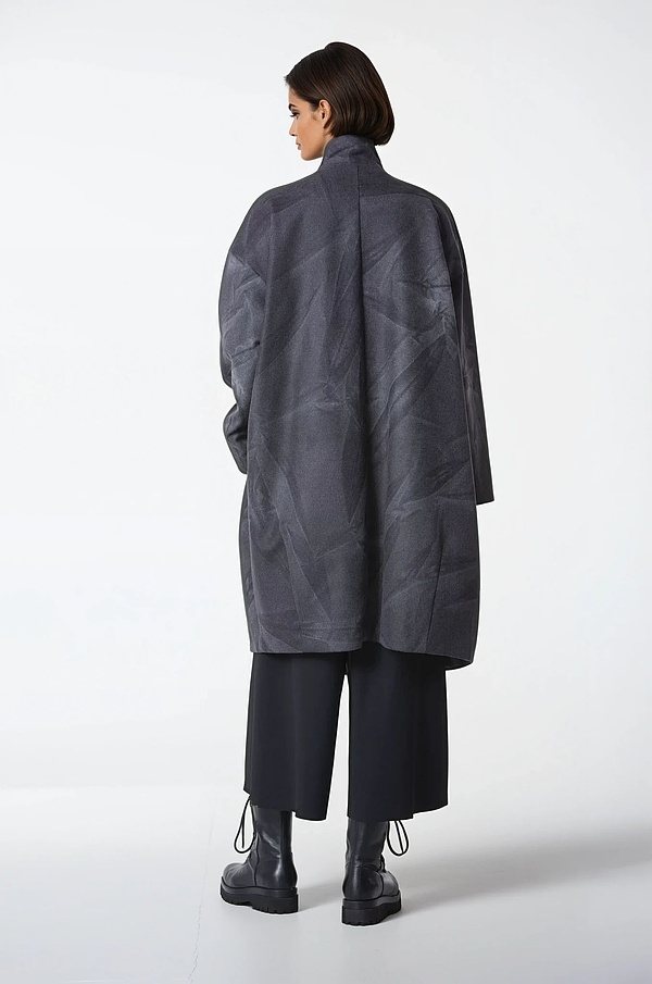 Mantel 307 - Alpaka-Woll Mischung - 970ASPHALT - 10230710099