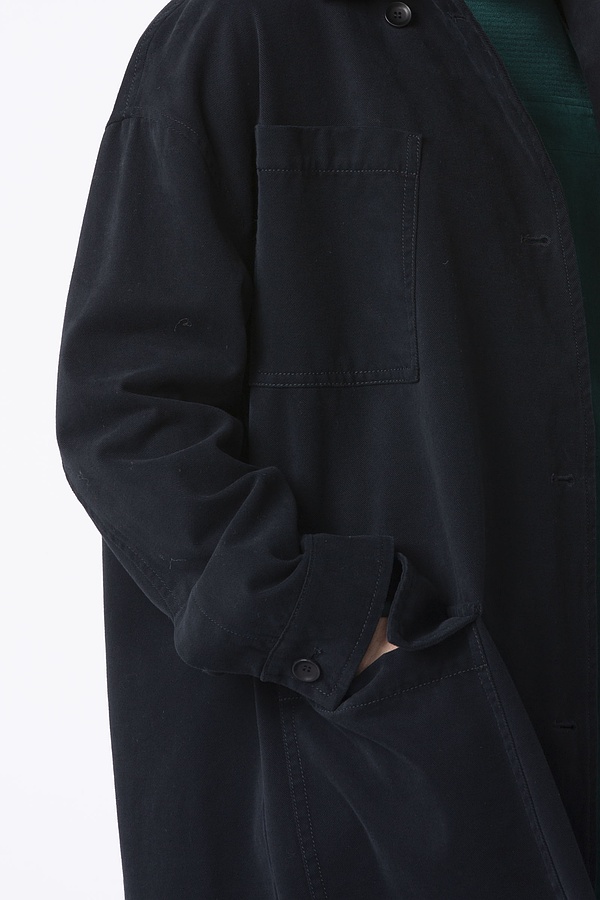 Coat 504 wash 990BLACK