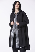 Coat Griett / Cotton-Linen Blend 990BLACK