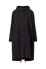 Coat Griett / Cotton-Linen Blend 990BLACK