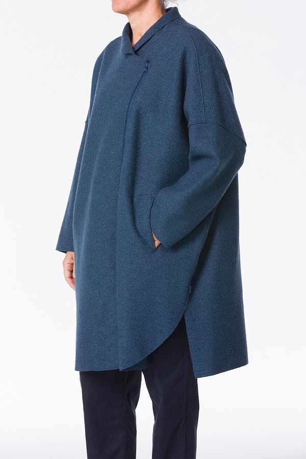 Coat Serenidy 308 / OSKA premium Boiled wool 580BLUE
