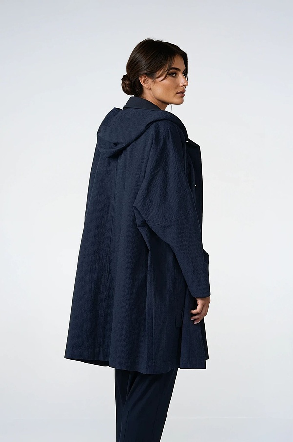 Outdoor jacket 502 wash - Seersucker with Delavé Look - 490NAVY - 10250110110