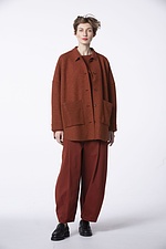 Outdoorjacket Luhis 301 / OSKA premium Boiled wool 260RUST