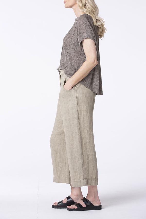 Pantalon 340 wash - Mélange coton-lin - 830SAND - 10230110140