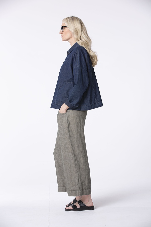 Trousers Ehlsa wash / Cotton-Linen Blend 580URBANGREY