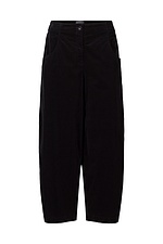 Trousers Kahren 314 / Cotton cord with stretch content 990BLACK