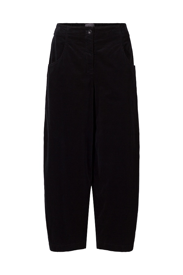 Trousers Kahren 314 / Cotton cord with stretch content 990BLACK