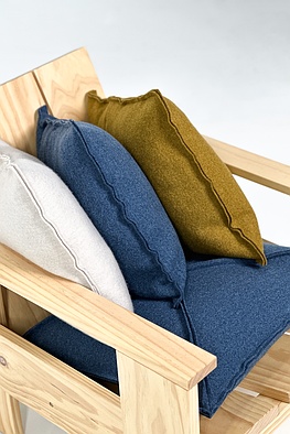 Pillow 40x40 ohne Nähte - 640CREEK - 91825230003