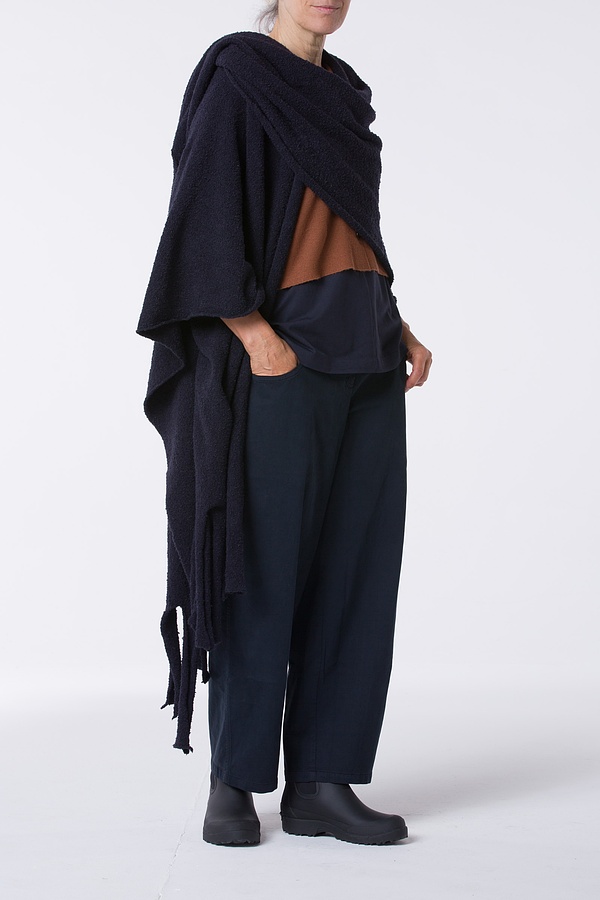Poncho 201 - Bouclé Cotton Blend - 480ORBIT - 10220713033