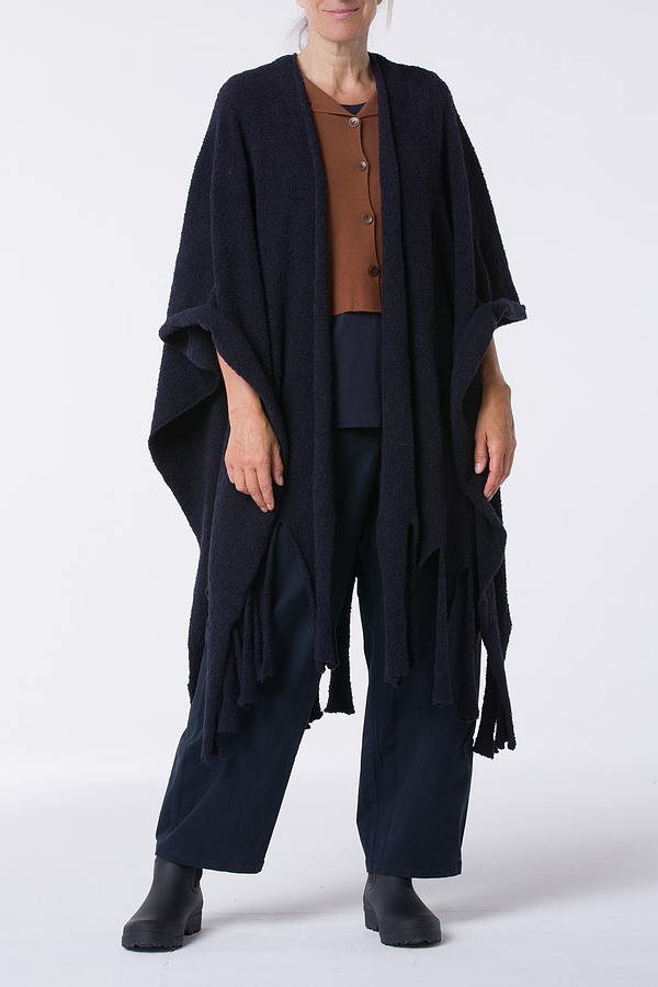 Poncho 201 - Bouclé Cotton Blend - 480ORBIT - 10220713033