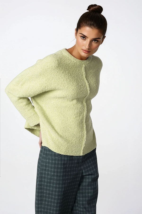 Pullover 314 - Bouclé cotton mixture - 110STRAW - 10230713011
